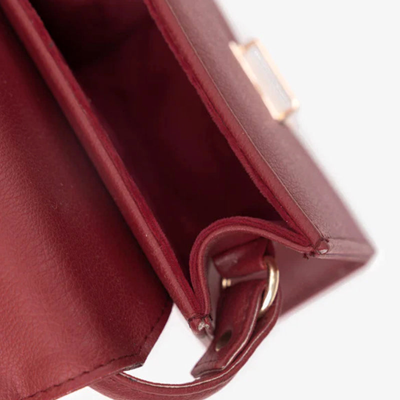 Maroon Mini Bag