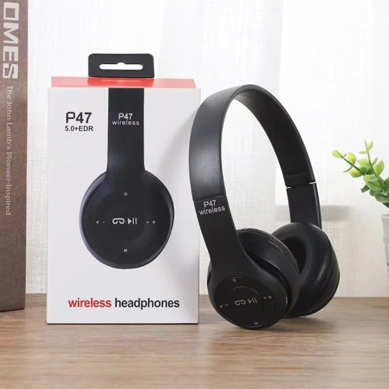 Bluetooth 5.0 P47 TWS Stereo Headphone Bluetooth Earphones Music Headset with Mic for Mobile iPhone Sumsamg Android IOS