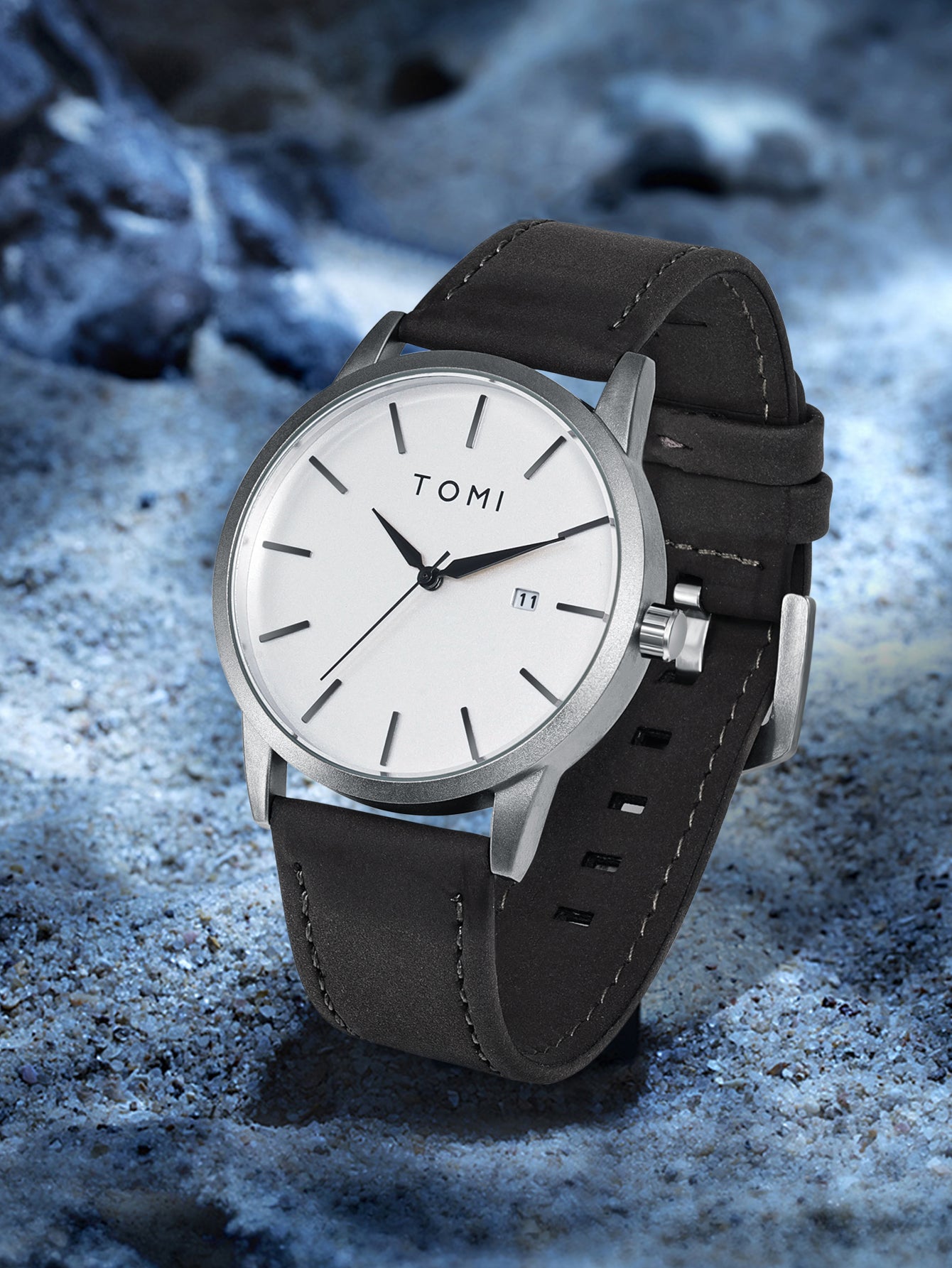 TOMI Brand Fashionable Men's Watch Luxurious Small Disc Dial Design Quartz Watch