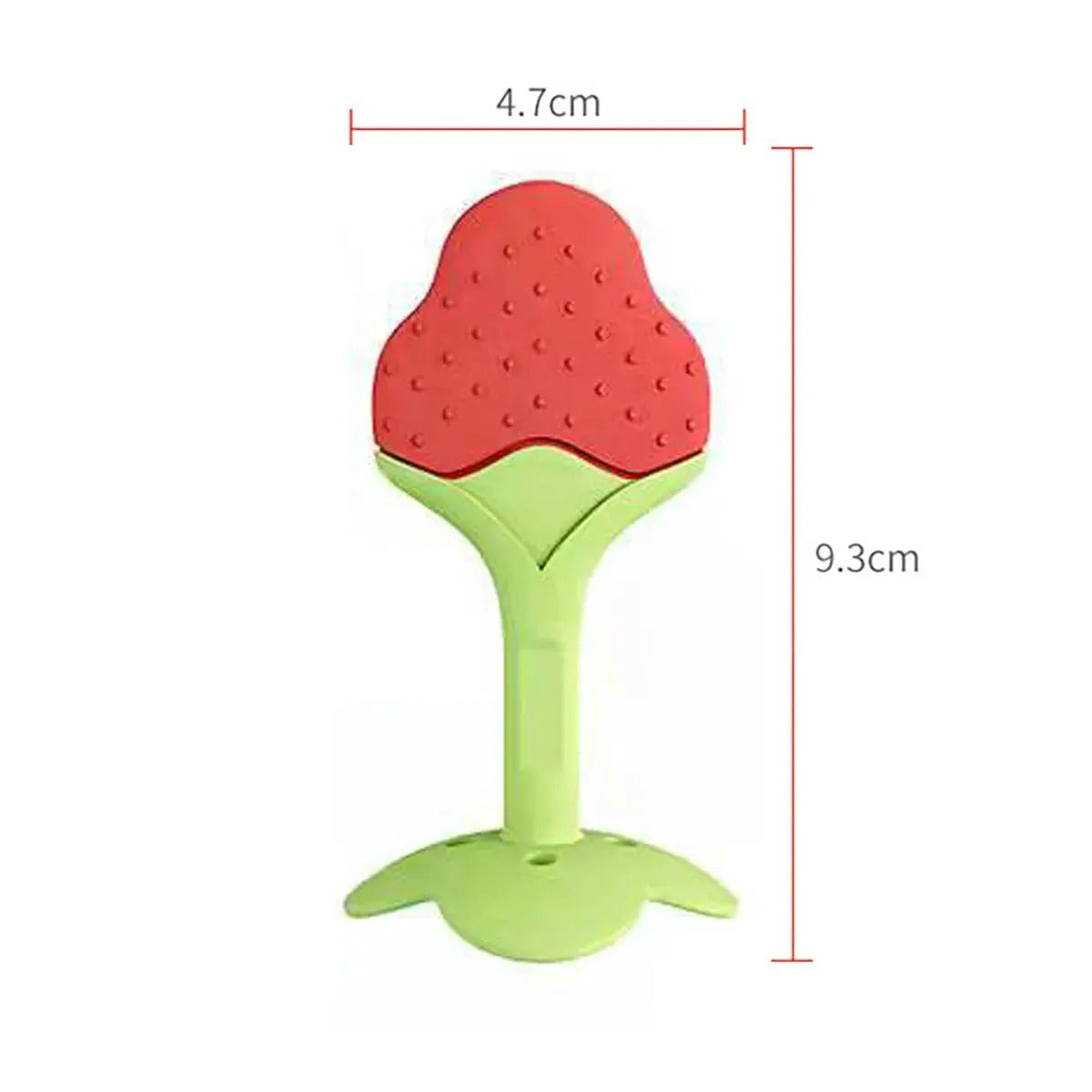 Fruit Teething for Newborn Infants Silicone Teether for Teeth Babies Accessories Sucking Chew Toys with Cover BPA-Fre Gift